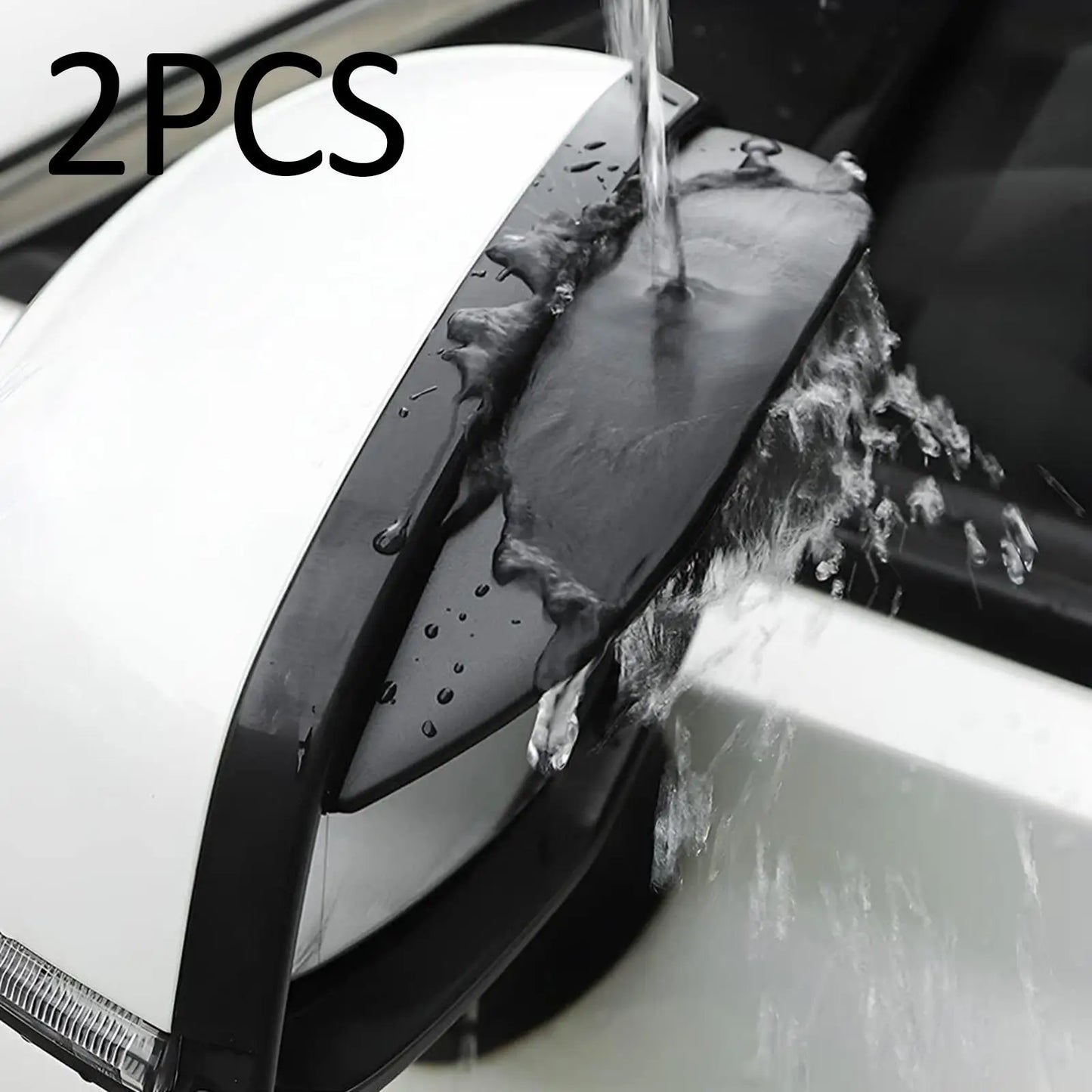 Car Side Mirror Rain Visor Guards – Water