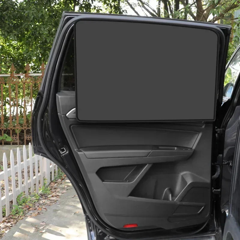 Magnetic Car Sunshade, UV Protection, Window Mesh, Front & Rear Cover, Auto Accessories