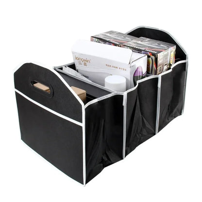 Car Trunk Organizer – Foldable, Sturdy, Space-Saving Storage Box