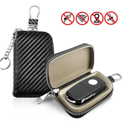 Car Key Signal Blocker Faraday Case Anti-Theft RFID Pouch