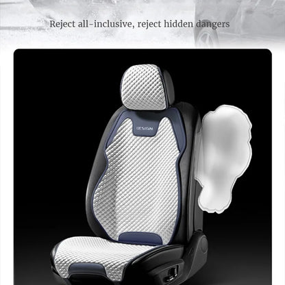 Ice Silk Car Seat Cushion – Ventilated, Durable, All-Season, Universal Fit