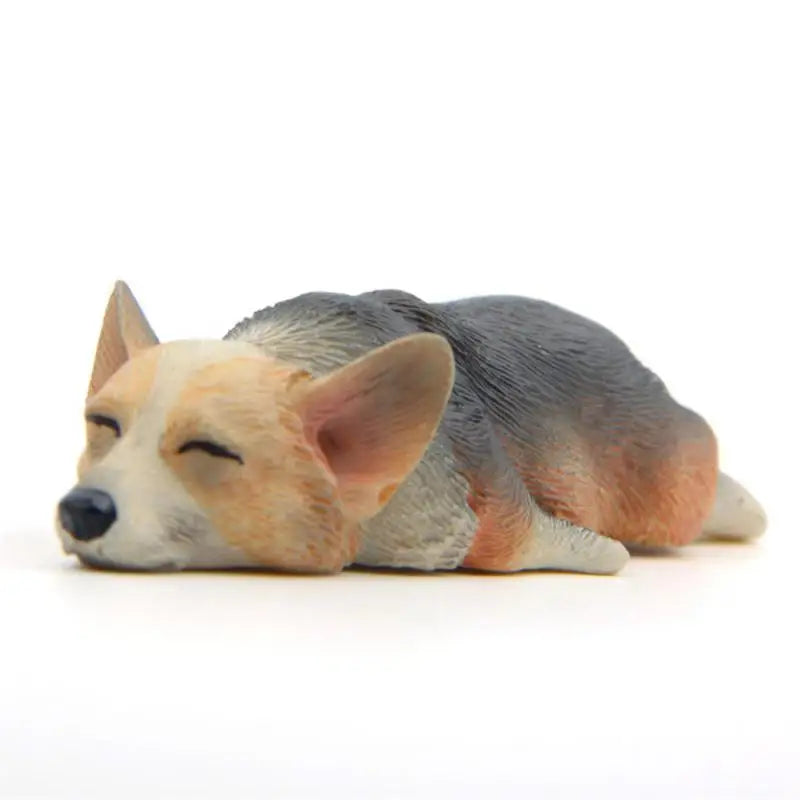 Car Dashboard Corgi Resin Ornament – Cute Puppy Decor for Auto Interior