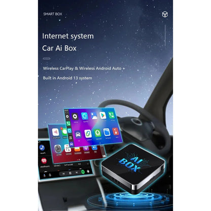 LANGJING 2025 Car AI Box – Wireless CarPlay & Android Auto, Smart System