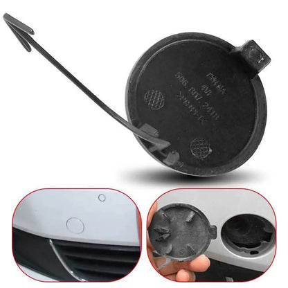 Car Tow Hook Cover for Jetta MK6 2011-2014, Unpainted (5C6807241)