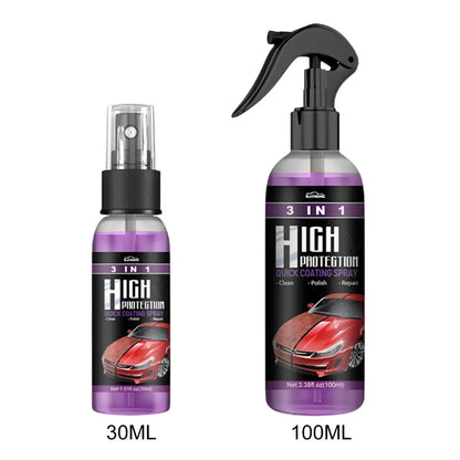 1-2Pcs Car Paint Cleaning Agent High Protection Degreaser Spray 30/100ml