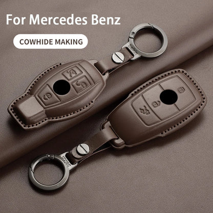 Mercedes Benz Key Fob Cover - Leather Case for A C E S G Class AMG