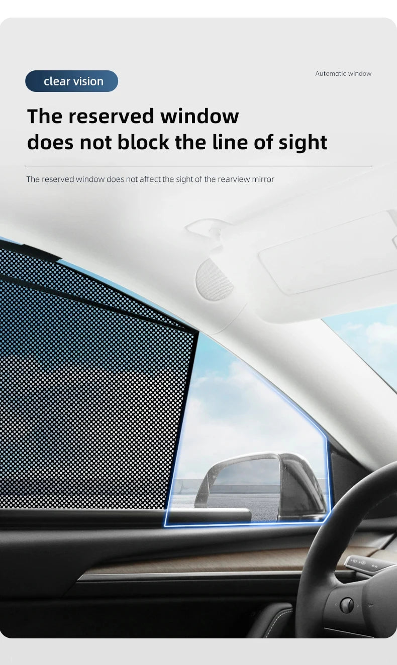 Car Sunshade, Cadillac CT5, Window Shade, Sun Protection, Front Rear, Car Accessories, UV Block