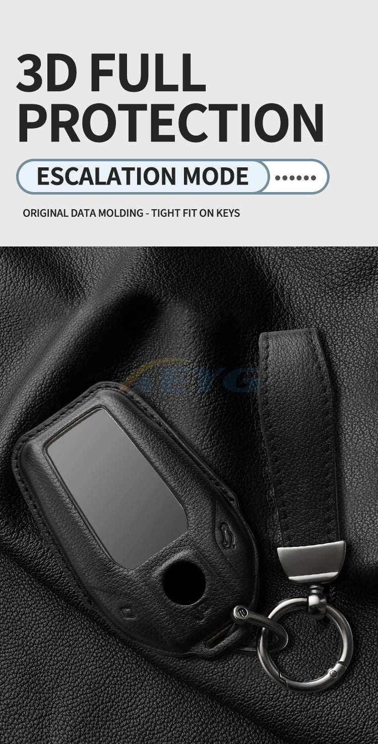 BMW 5/6/7 Series G30-G32, X3-X7 G01-G07 XDrive Leather Key Case Cover