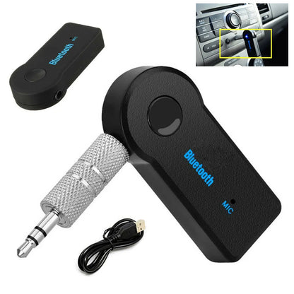 2-in-1 Bluetooth Receiver Adapter 3.5mm Car Music Aux Handsfree