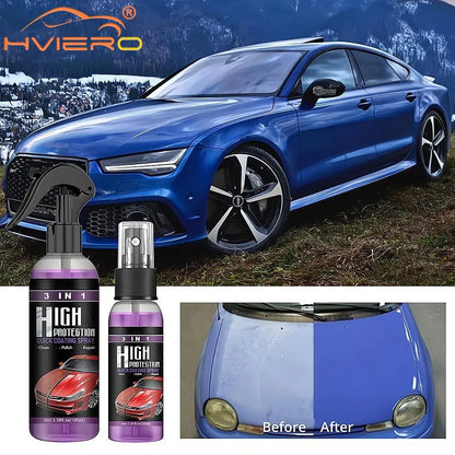 30/100ML 3+1 High Protection Fast Car Paint Spray, Auto Cleaning & Color Change Coating