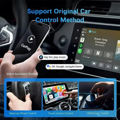 LANGJING 2025 Car AI Box – Wireless CarPlay & Android Auto, Smart System