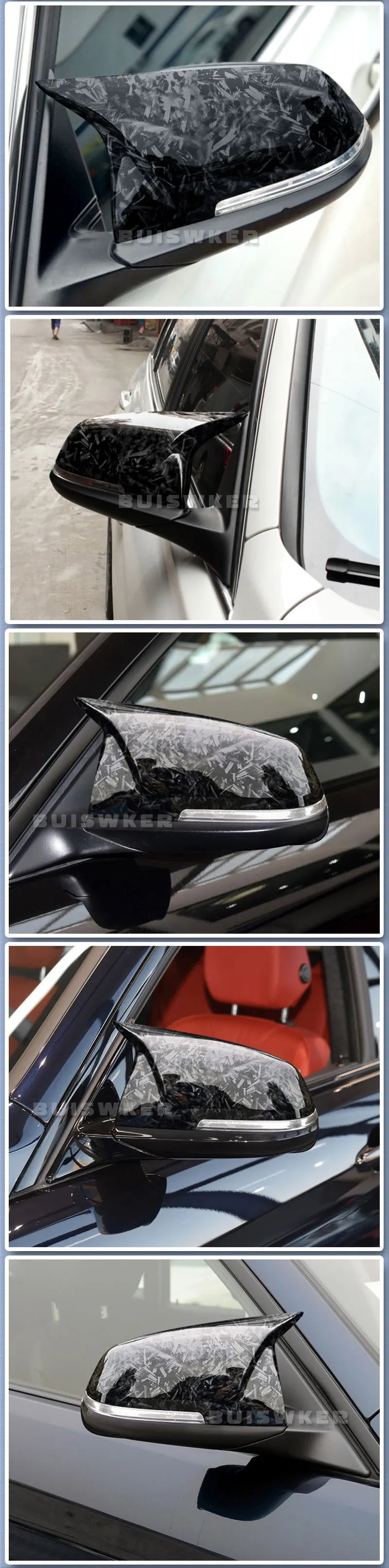 BMW Rearview Mirror Cover - Carbon Black (F20-F36, X1, 220i-420i, M Series)