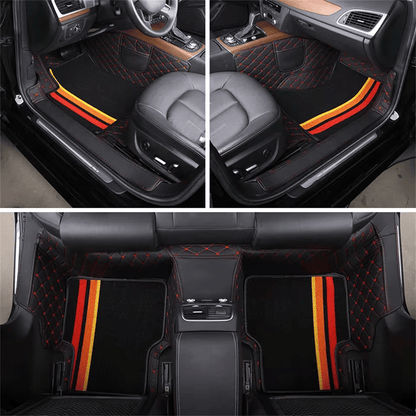 Premium Car Floor Mat 2 Layers Universal Fit Floor Mats for Cars, SUVs, and Trucks