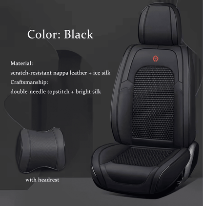 CV02  2025 Full Set Universal Waterproof Breathable Vehicle Leather Cover for Cars, SUV, Pick-up Truck