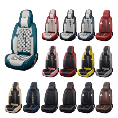 CV02  2025 Full Set Universal Waterproof Breathable Vehicle Leather Cover for Cars, SUV, Pick-up Truck