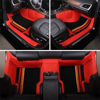 Premium Car Floor Mat 2 Layers Universal Fit Floor Mats for Cars, SUVs, and Trucks